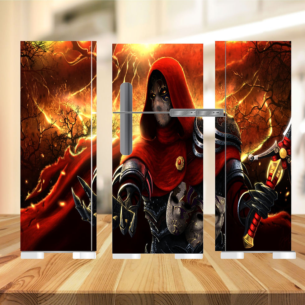 Adesivo Decorativo Geladeira Gamers 376