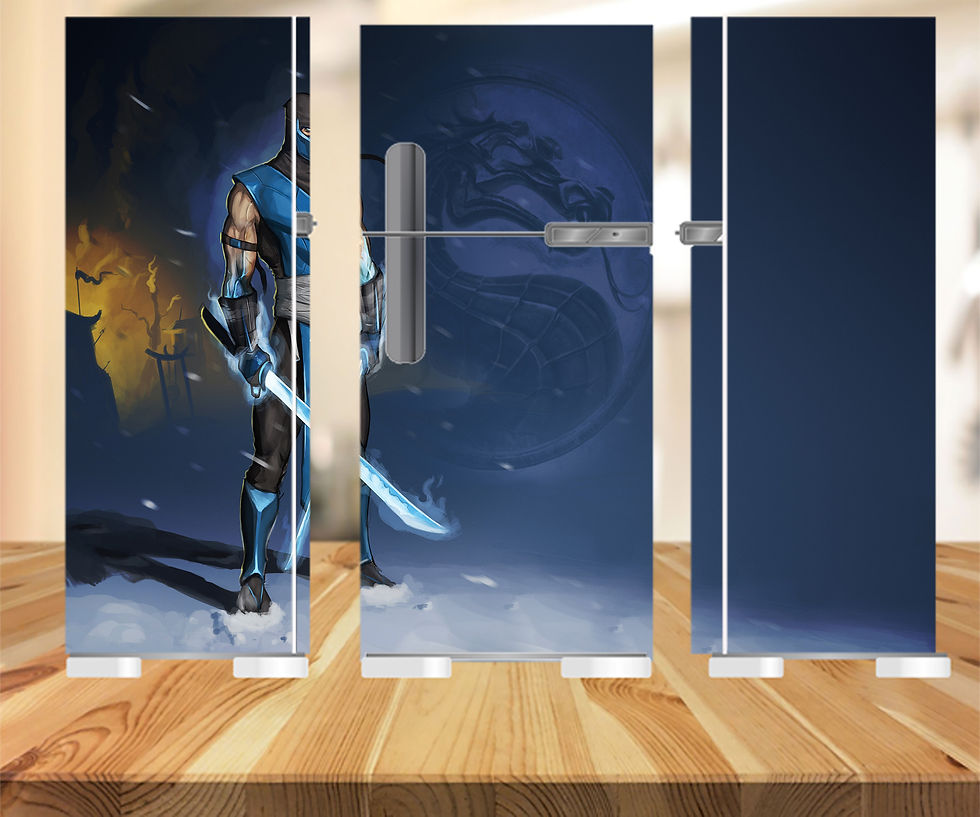 Adesivo Decorativo Geladeira Gamers 332