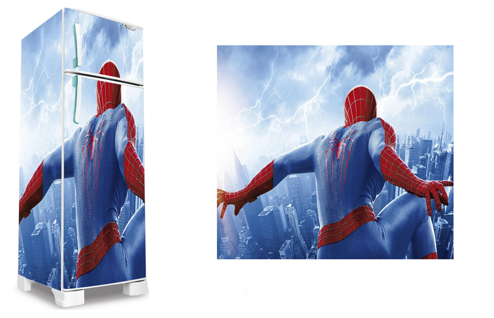 Adesivo Decorativo Geladeira  Herói 17