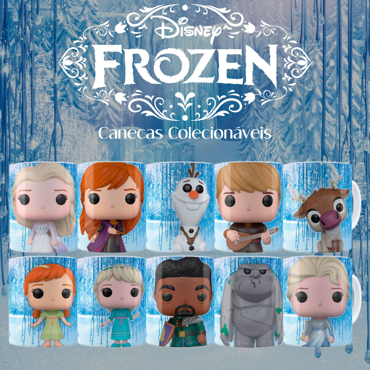 CANECAS COLECIONAVEIS FROZEN