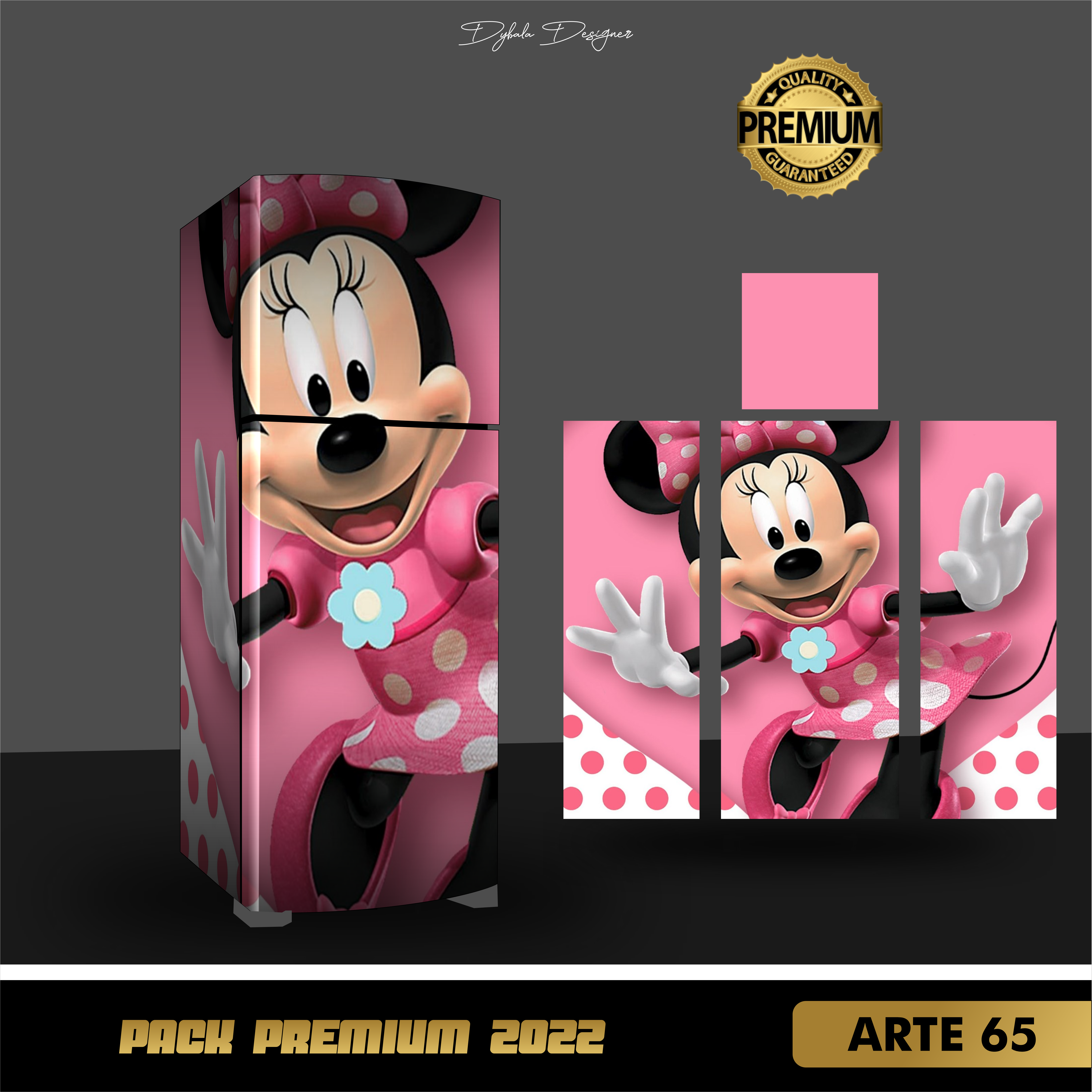 Adesivo Decorativo Geladeira Desenhos 74