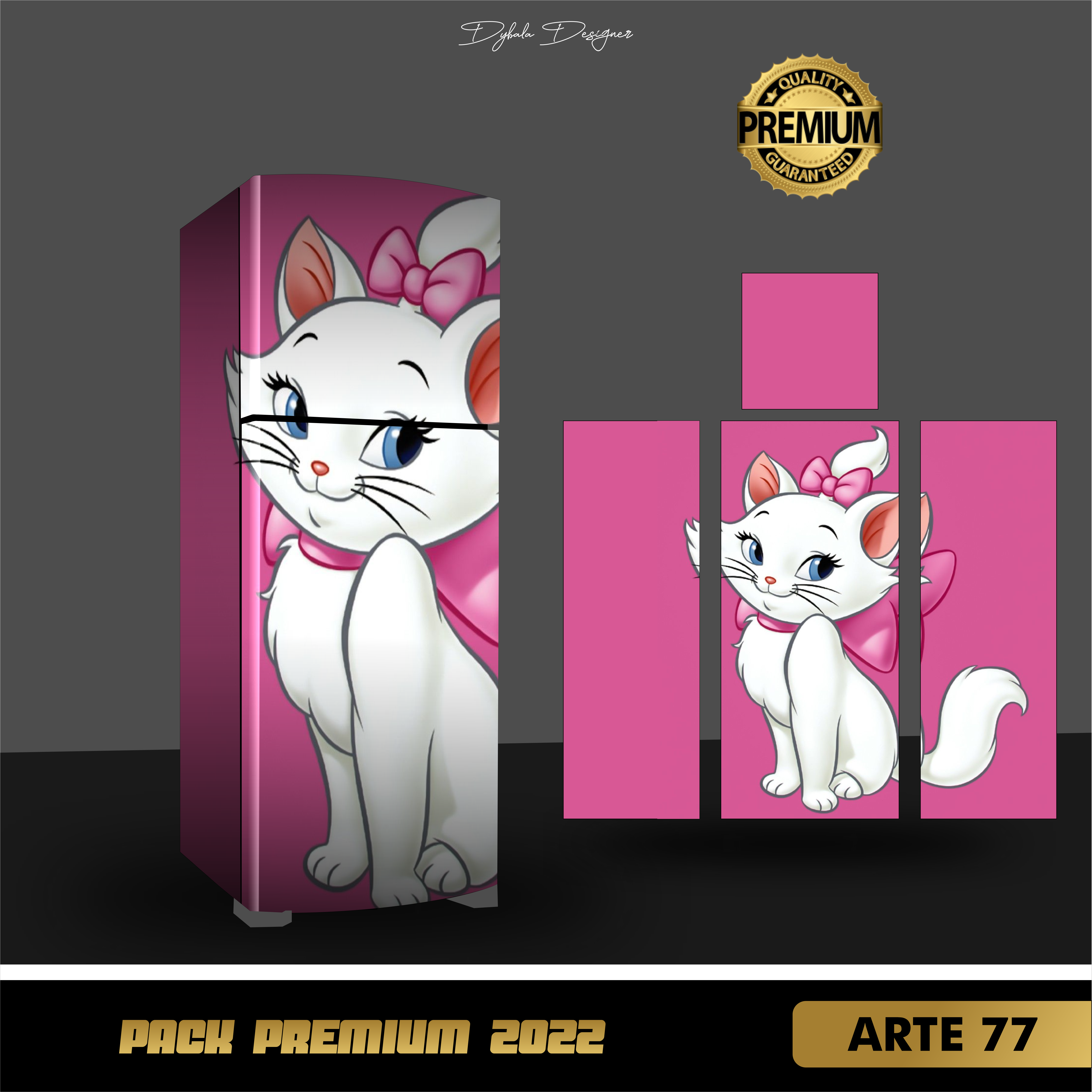 Adesivo Decorativo Geladeira Desenhos 68