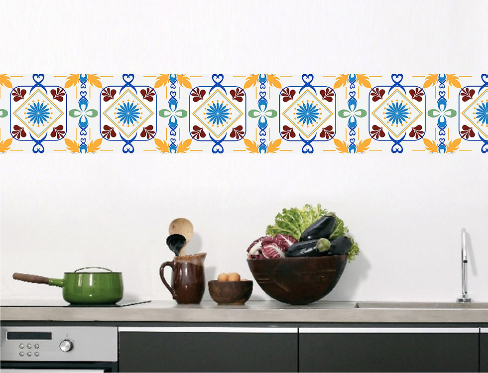 Kit 04 faixas border Cozinha 122