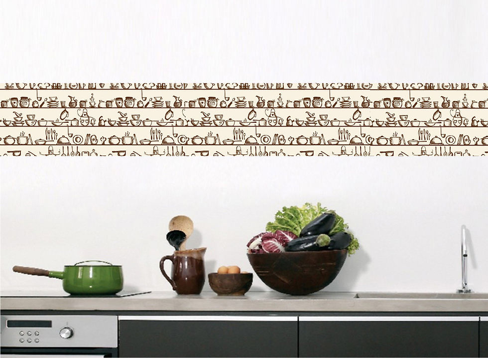 Kit 04 faixas border Cozinha 217