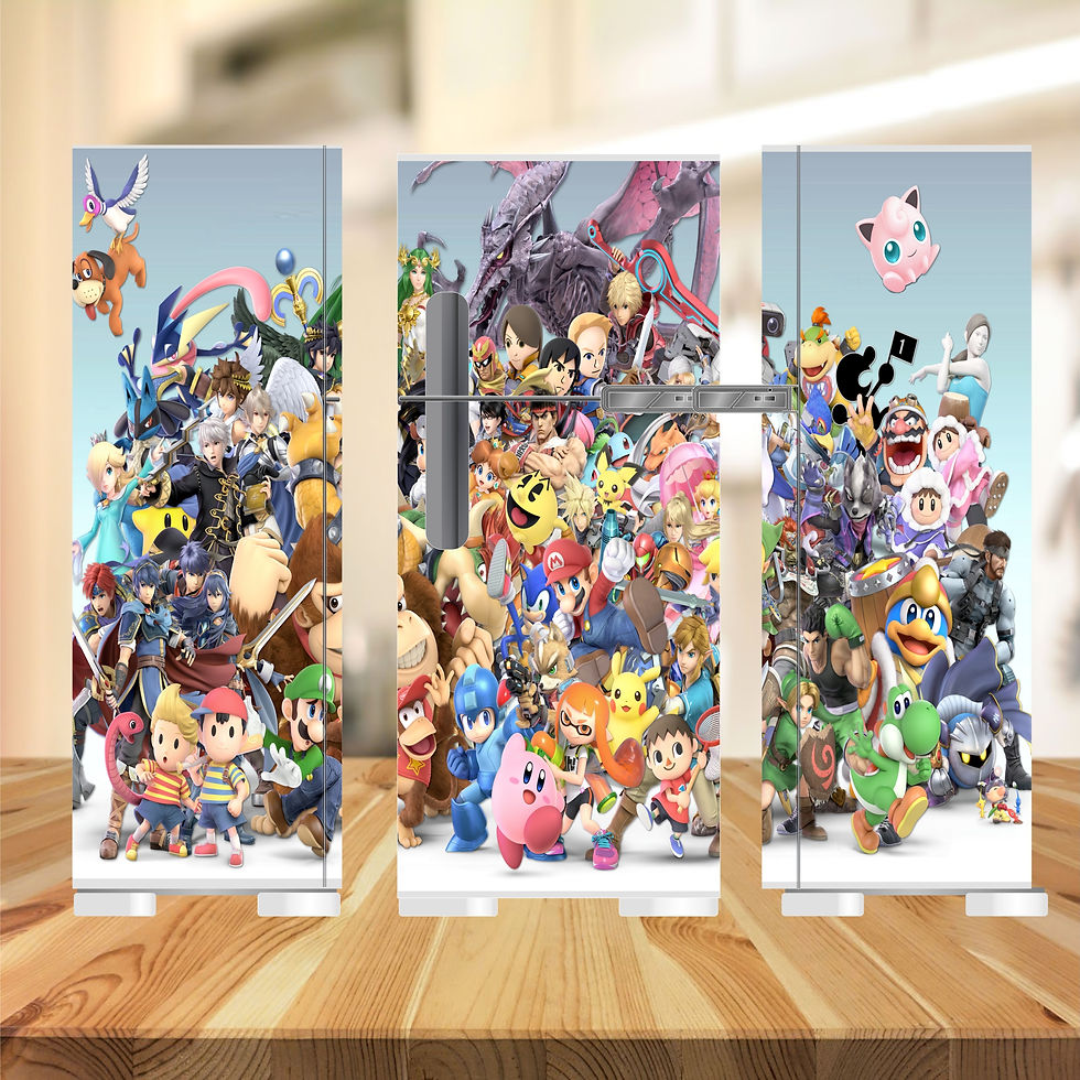 Adesivo Decorativo Geladeira Gamers 428