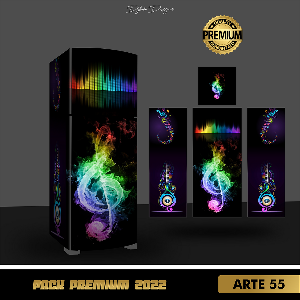 Adesivo Decorativo Geladeira Diversas 214