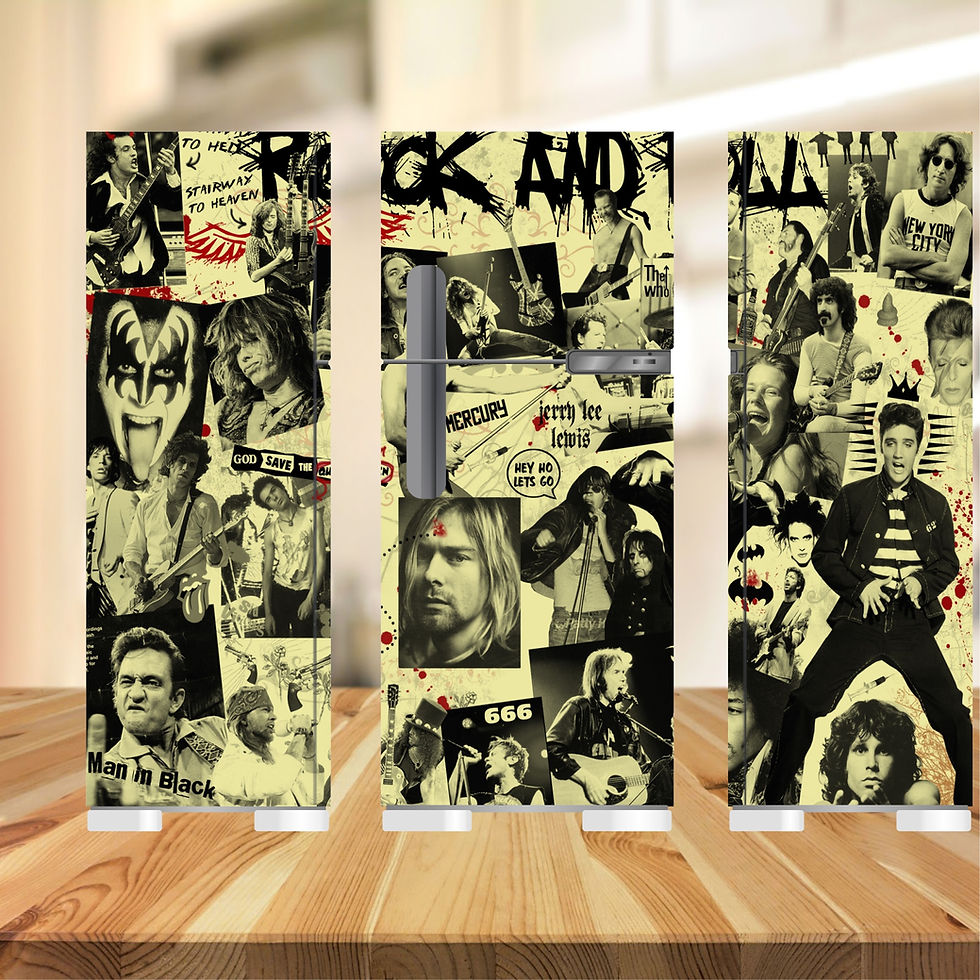 Adesivo Decorativo Geladeira Artistico 214