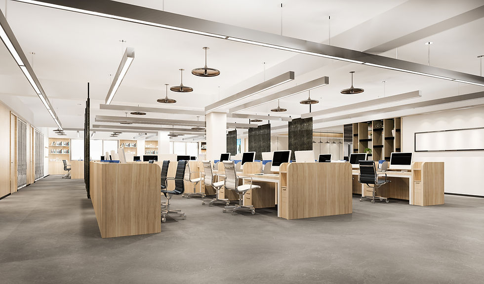 Sala em coworking com mesa, cadeiras e infraestrutura pronta para você e sua equipe