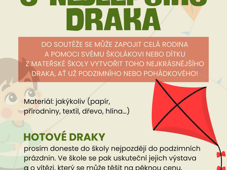 Velká podzimní soutěž O NEJLEPŠÍHO DRAKA