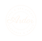 Logo del centro estetico "Ardor Nail & Spa Studio" con scritta scura su sfondo trasparente, che evidenzia eleganza