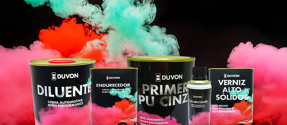 latas tintas cores fumaça