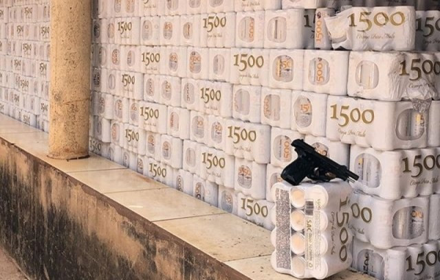 Polícia Civil recupera em Goianira carga de cerveja roubada (Imagem: Polícia Civil)