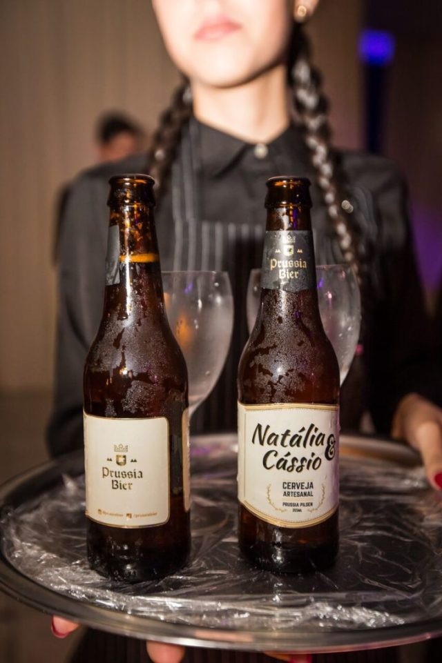 Cervejas personalizadas dão toque especial nos eventos (Imagem: Bruno Guimarães)