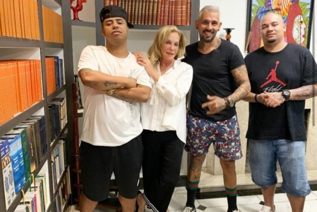 DJ Polyvox e sua advogada Regina Manssur (Reprodução Instagram)