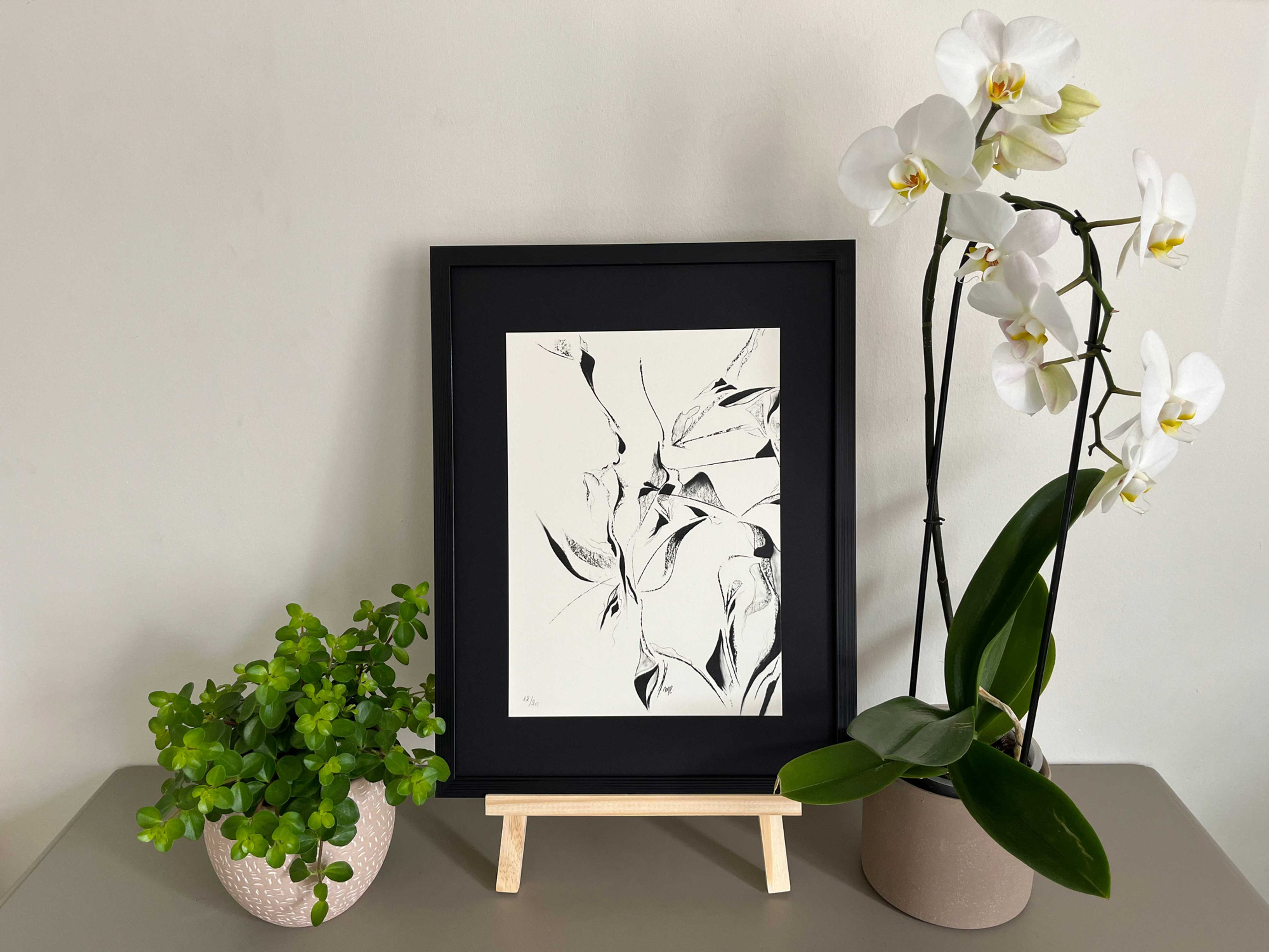 "Dans les plis de papier n°2" - REPRODUCTION