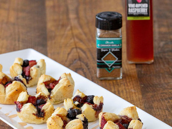 Triple Berry Brie Bites