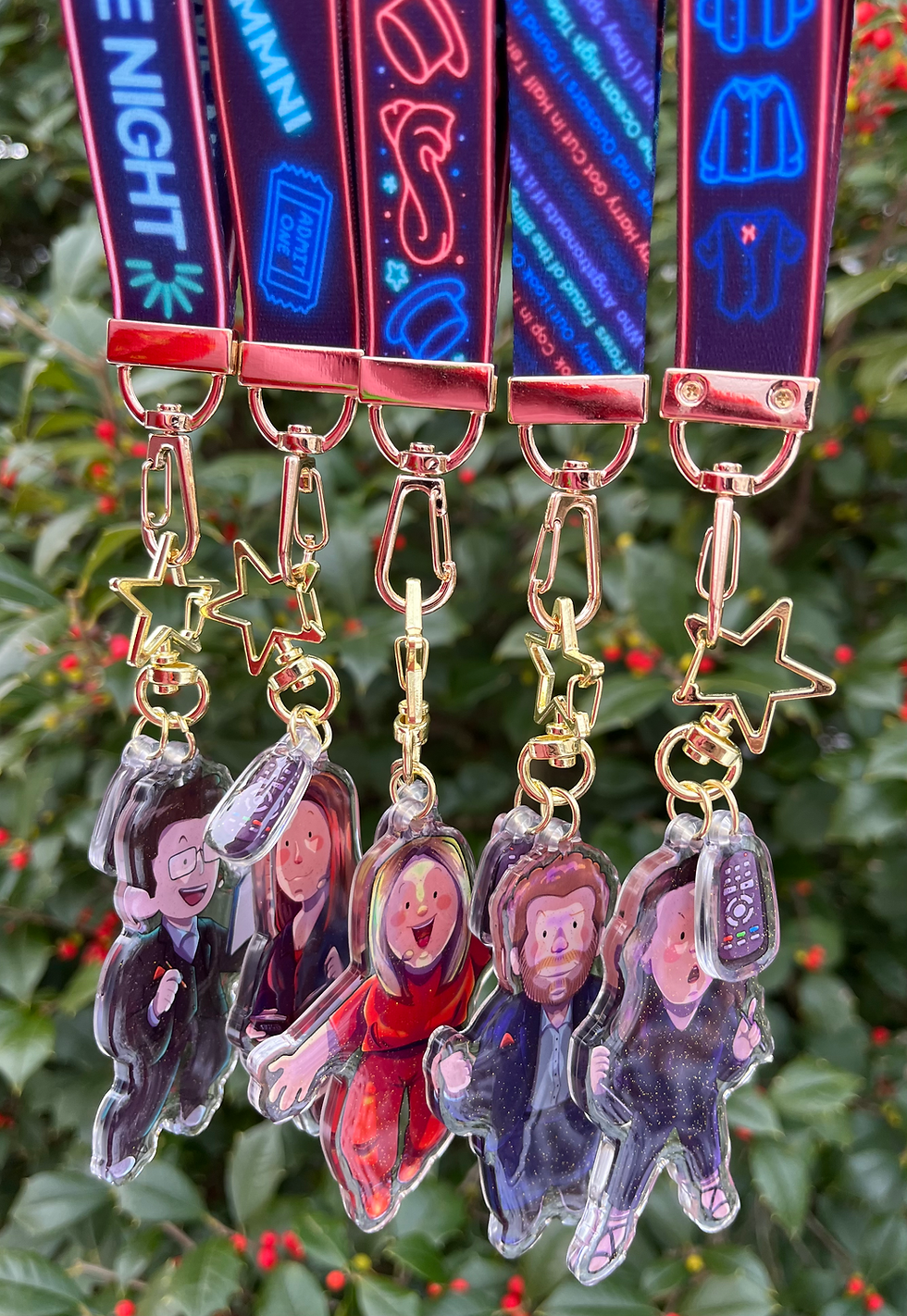 Thumbnail: Mischief Movie Night lanyard keychains