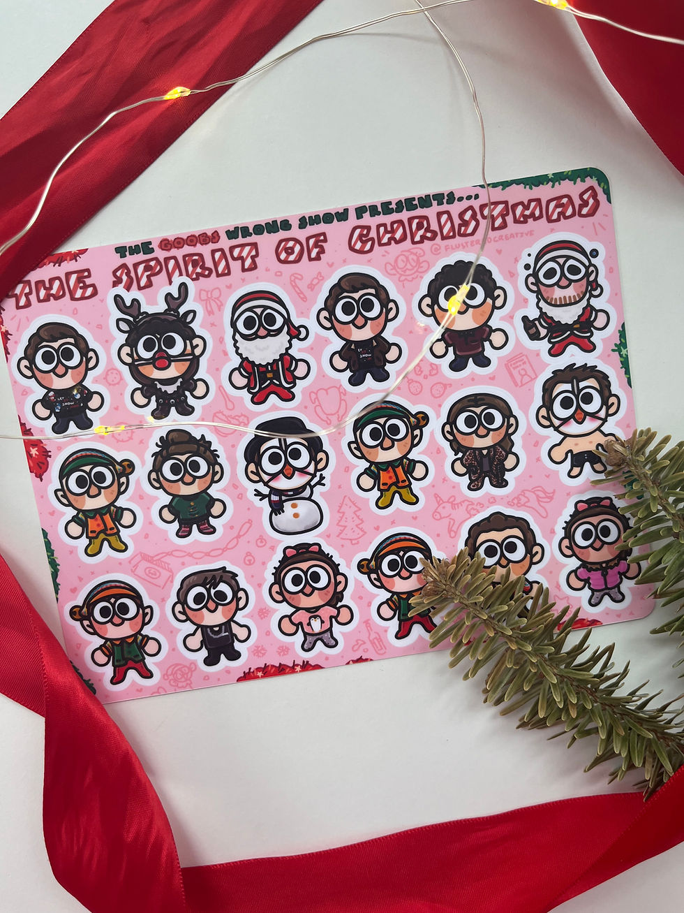 Thumbnail: The Goobs Wrong Show sticker sheets