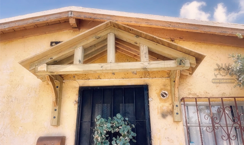 Gable Door Roof Build