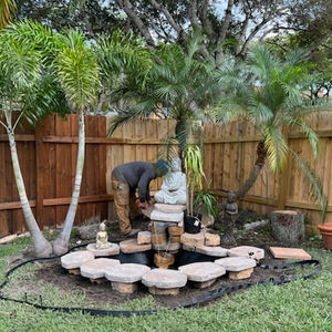 Buddha Pond Build