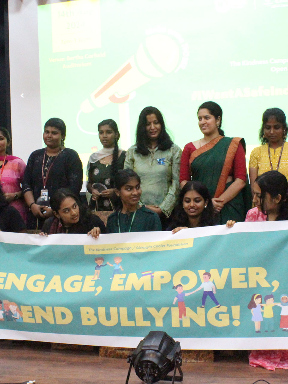 Founder Rasika Sundaram was invited as a guest speaker at the Open Mic event themed 'I Want a Safe India,' organized by Sstraight Circles Foundation and Women's Christian College, Chennai. She shared her personal journey as a survivor, the inspiration behind founding Imaara Foundation, and encouraged students to actively engage in preventing SGBV and supporting survivors.
