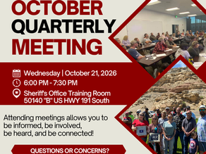 October Quarterly Meeting