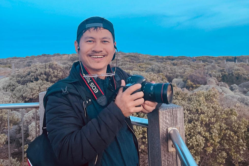 Standing in awe on Gadubanud Country, along the Great Ocean Road.