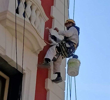 Dipinture esterne ed interne su fune