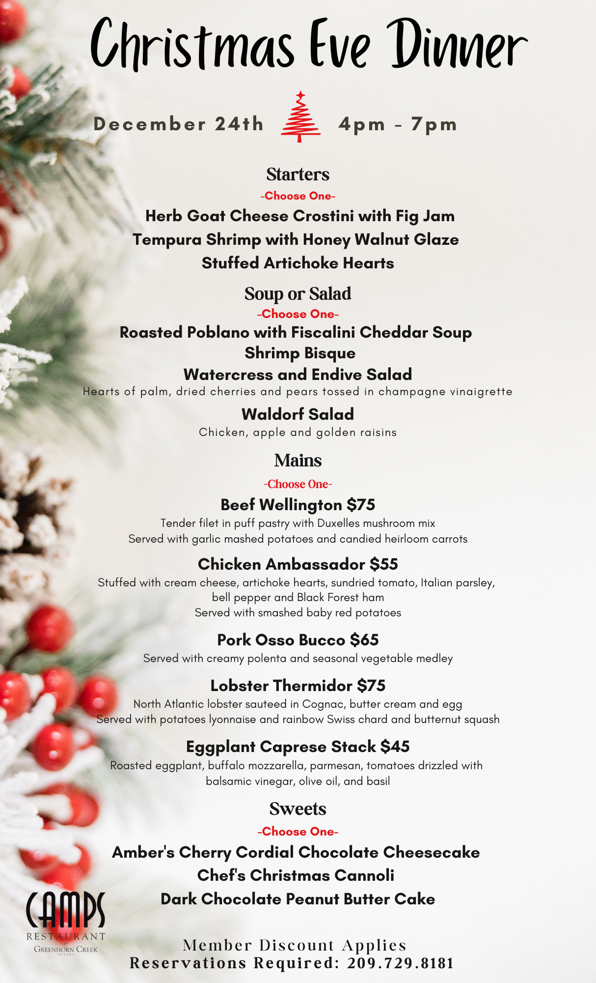 Angels Camp Golf Course Restaurants California Calaveras Dining