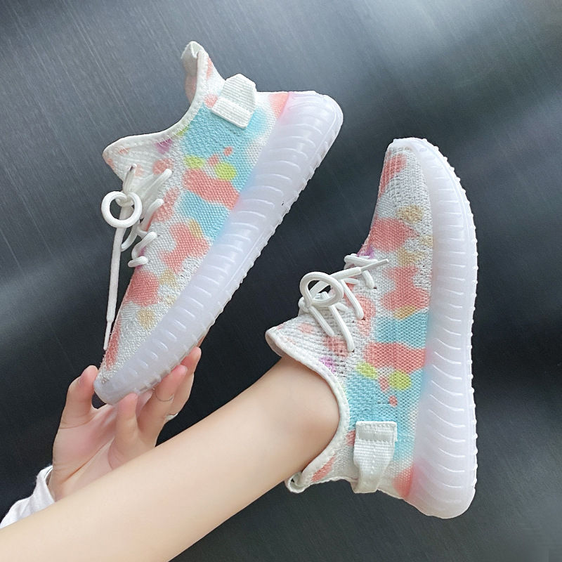 Thumbnail: Knitted Coconut Sneakers for Women - Breathable Running Shoes