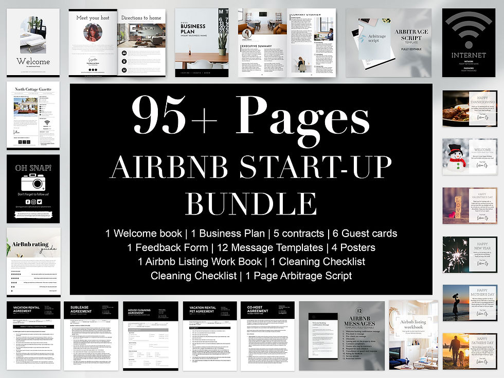 Black Airbnb Start-up Host Bundle