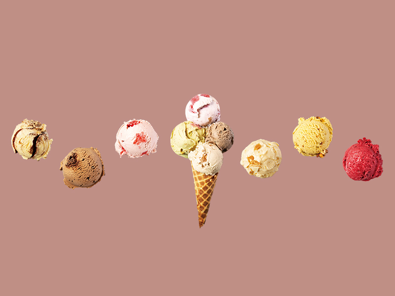 Arranged Food and Objects