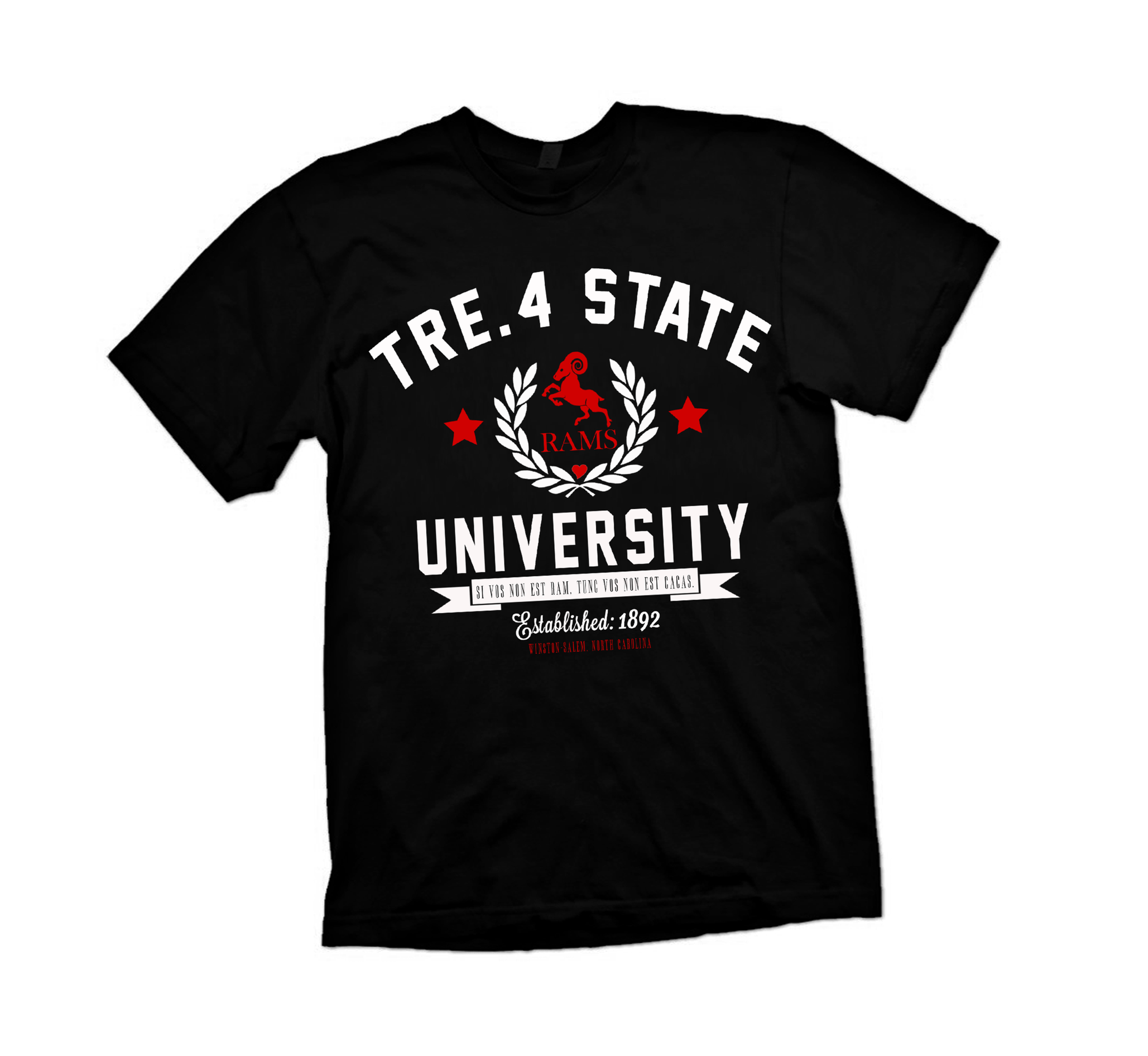 BLACK - TRE.4 STATE UNIVERSITY -SMALL