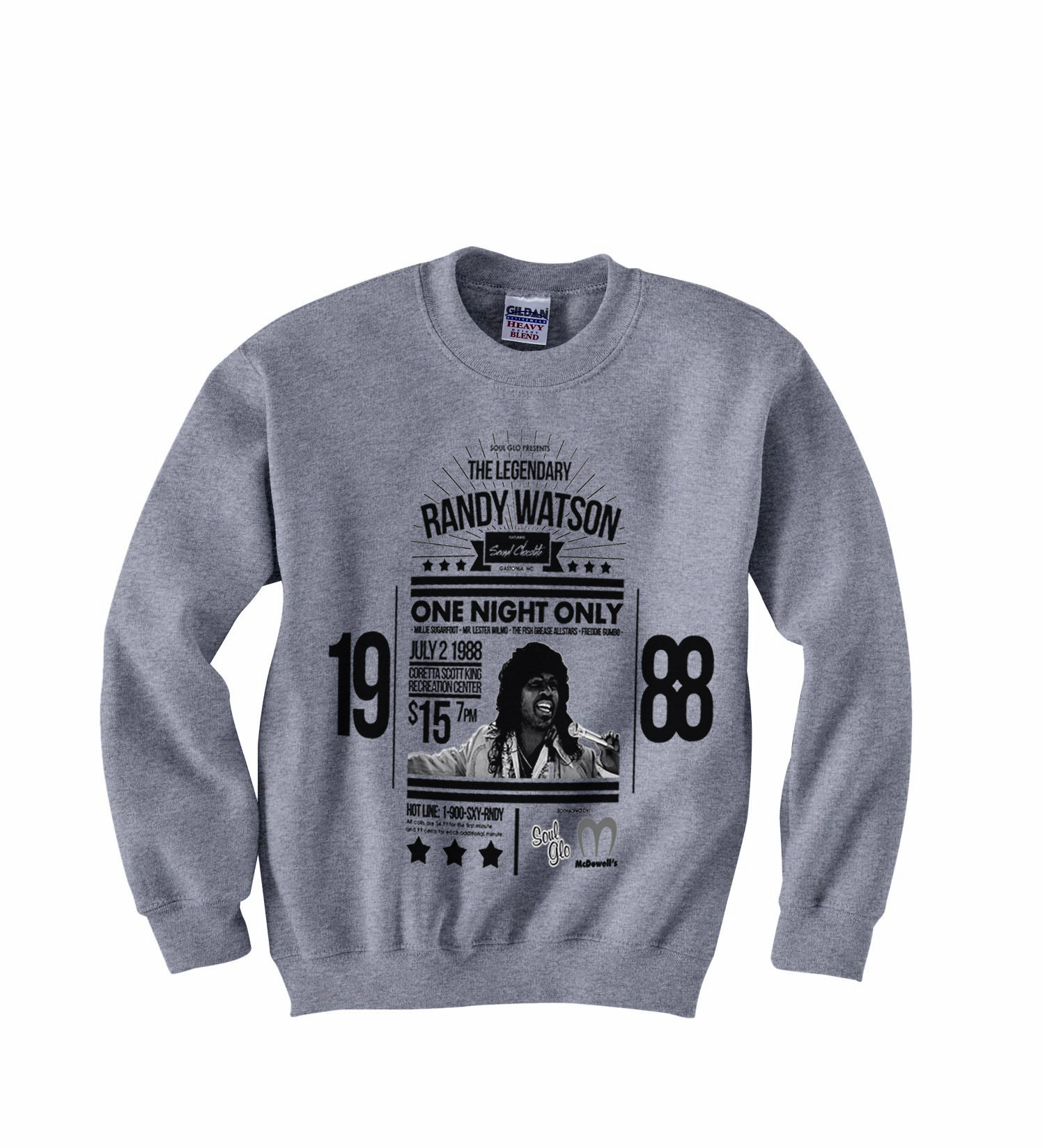 RANDY WATSON GRAY CREWNECK
