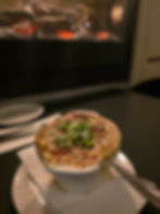 Soupe à l'oignon, poireaux