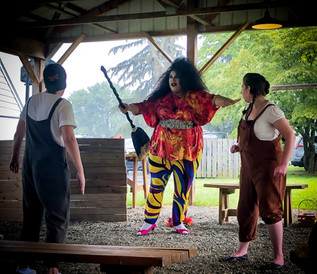 Balena/Matthew as "The Witch" in Hansel and Gretel with Opera on Tap: Philadelphia