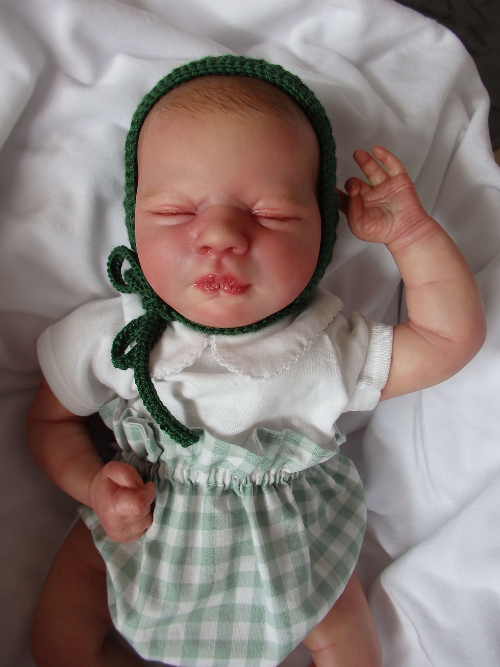 Miniature : Lilireborn Katie sleeping