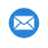 Blauwe e-posikoon met wit envelop_edited