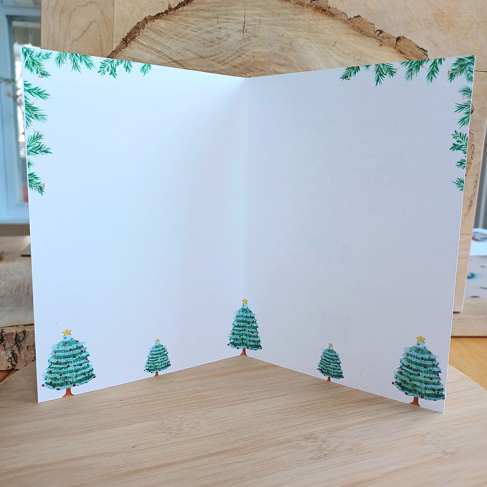 Miniature : Carte de voeux - Le sapin