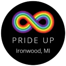 Pride Up, Ironwood, MI logo