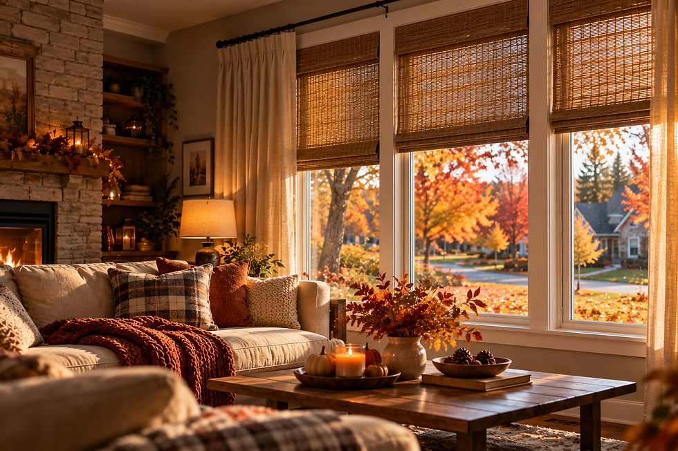 Get Your Grand Blanc Home Ready for Fall: Cozy Window Treatment Ideas for Michigan Homes