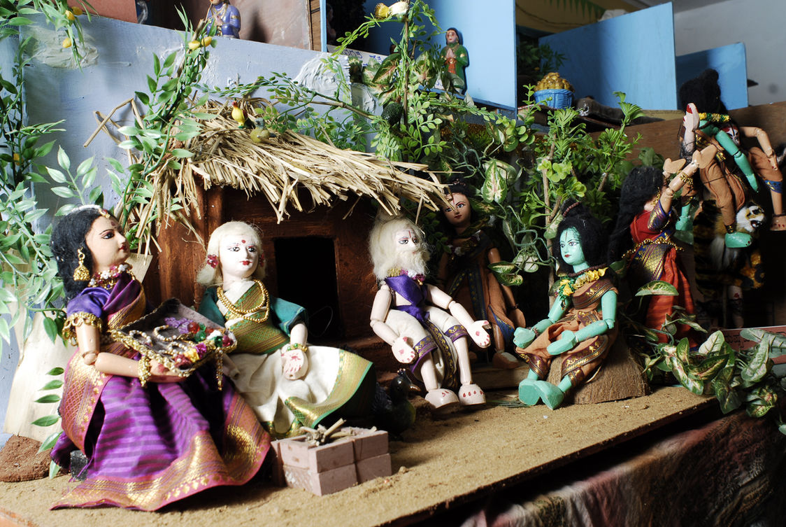 Maharshi Atri & Anasuya- Ramayana.JPG