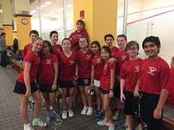 Greenwich Middle School squash team 2018