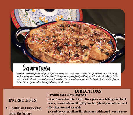 Capirotada  Recipe Printable