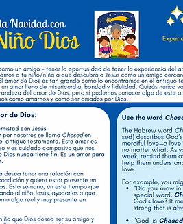 English Niño Dios Semanal Semana 2