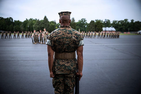 Family Page OCS Candidate on Parade Deck