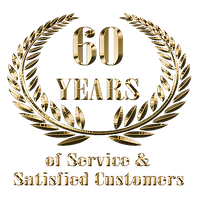 60 Years of Service nd Satisfied Customers