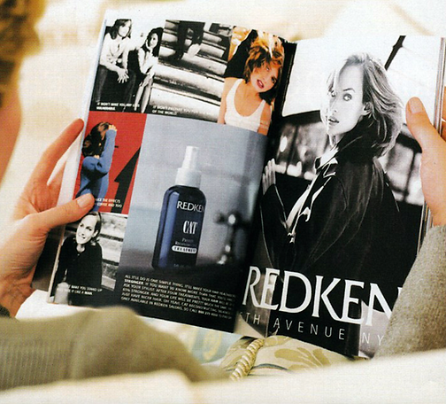 hair care print ad campaign