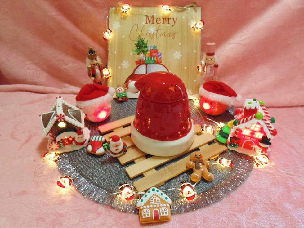 Brûle parfum bonnet de Noël