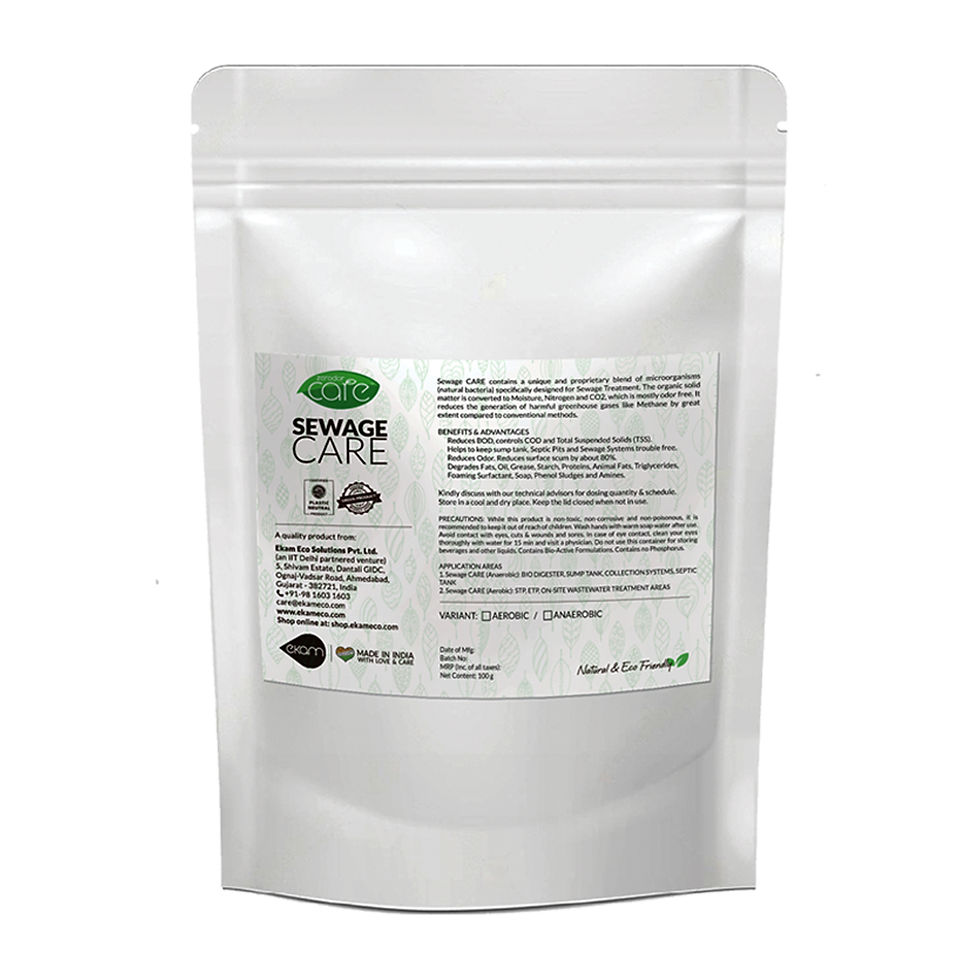sewage-care additive